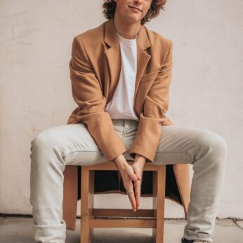 Menswear House Long Sleeve V Neck Work Dress Shirts