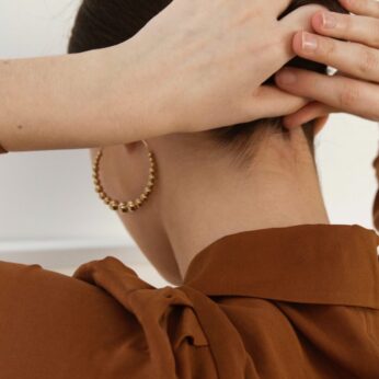 Gold Plated Cuff Earrings Huggie Stud | Small Hoop Earrings for Women